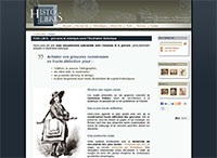 Aperçu : site web de gestion documentaire Histo-Libris