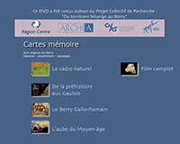 DVD "Aux origines du Berry : espaces, peuplement, paysages"